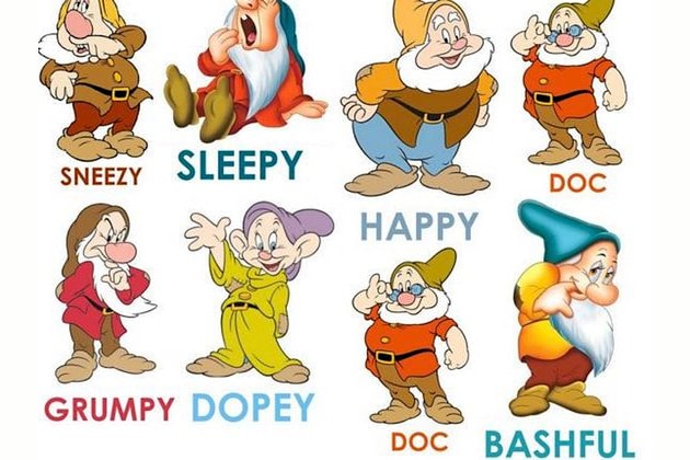 seven dwarfs names