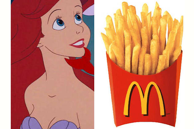disney princess at mcdonald's